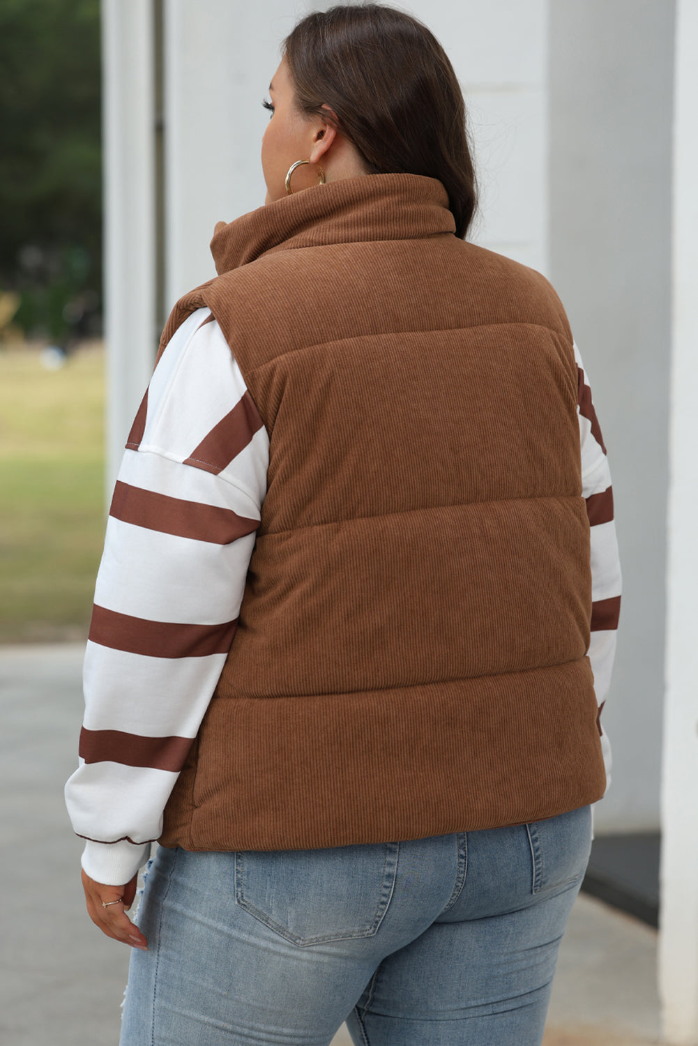 The Warm and Easy Corded Vest
