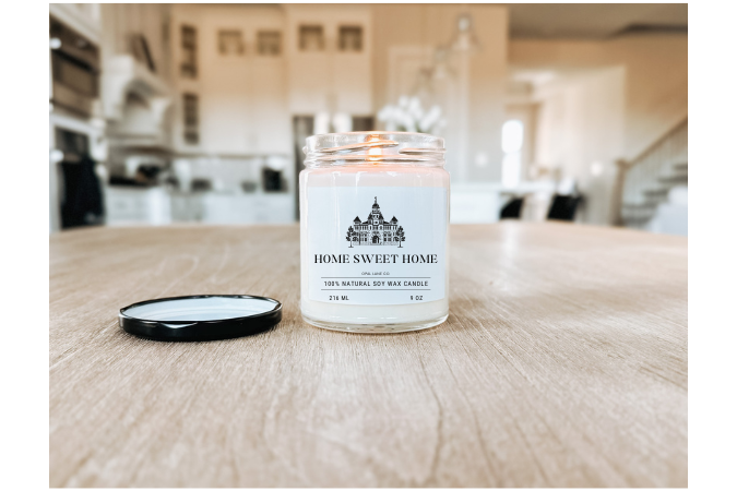 home sweet home candle