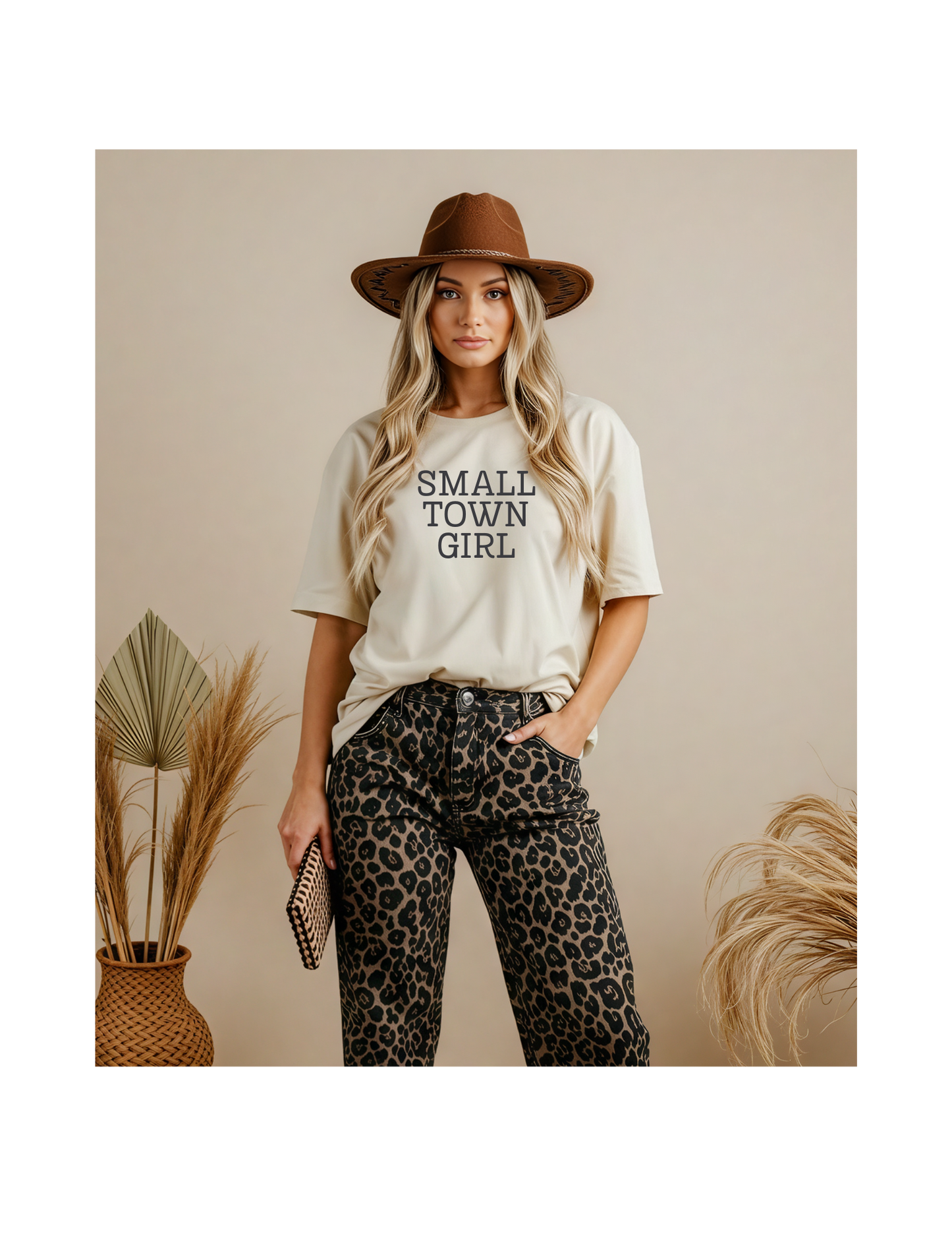 small town girl graphic tee