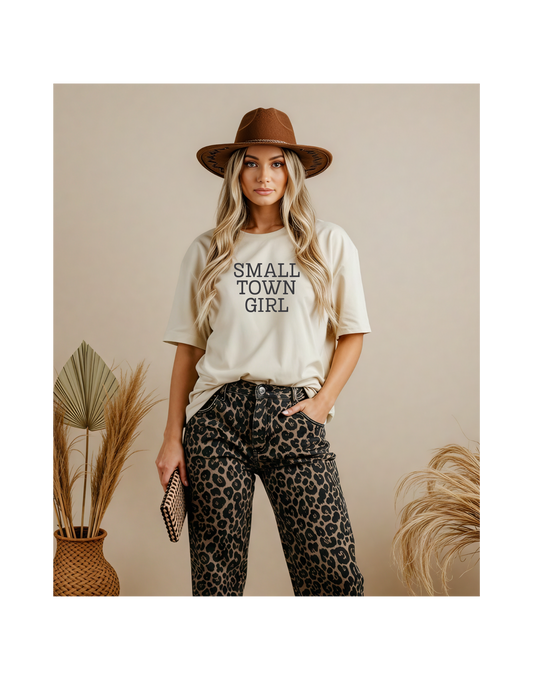 small town girl graphic tee