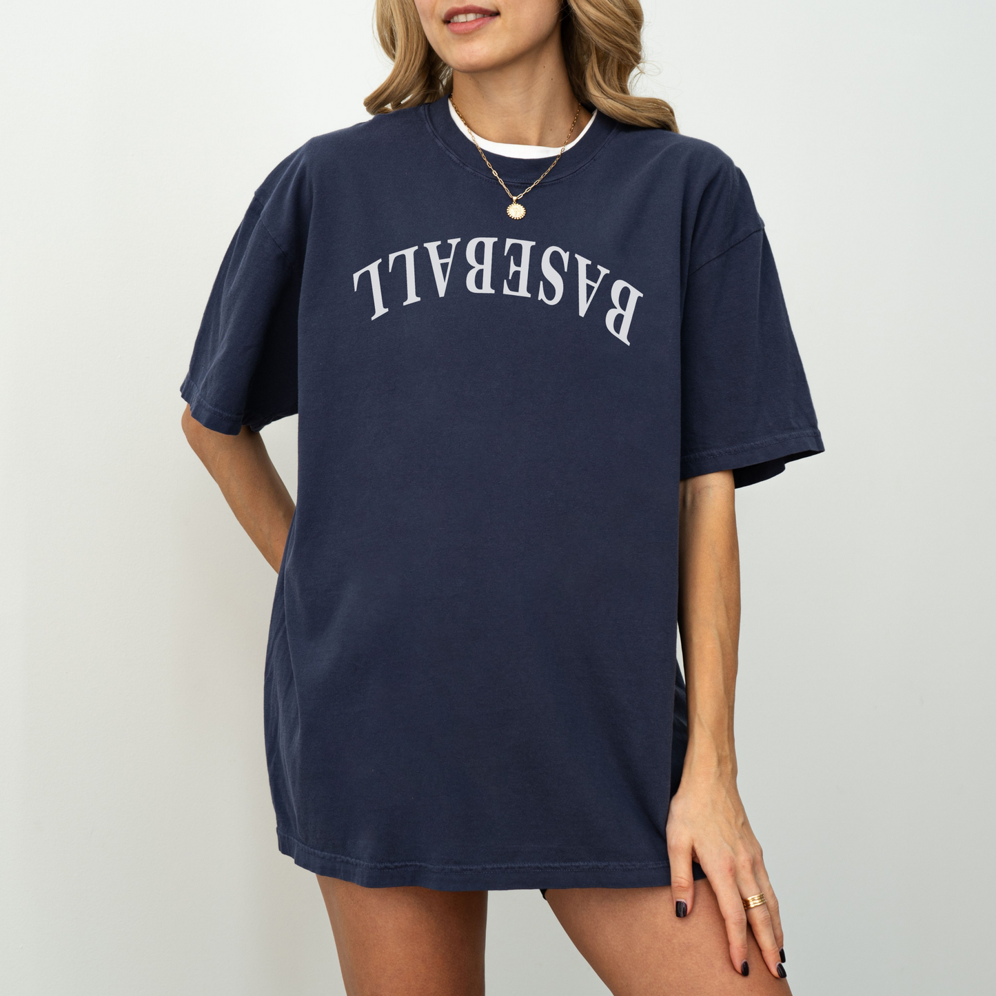 Baseball Upside Down Tee Shirt