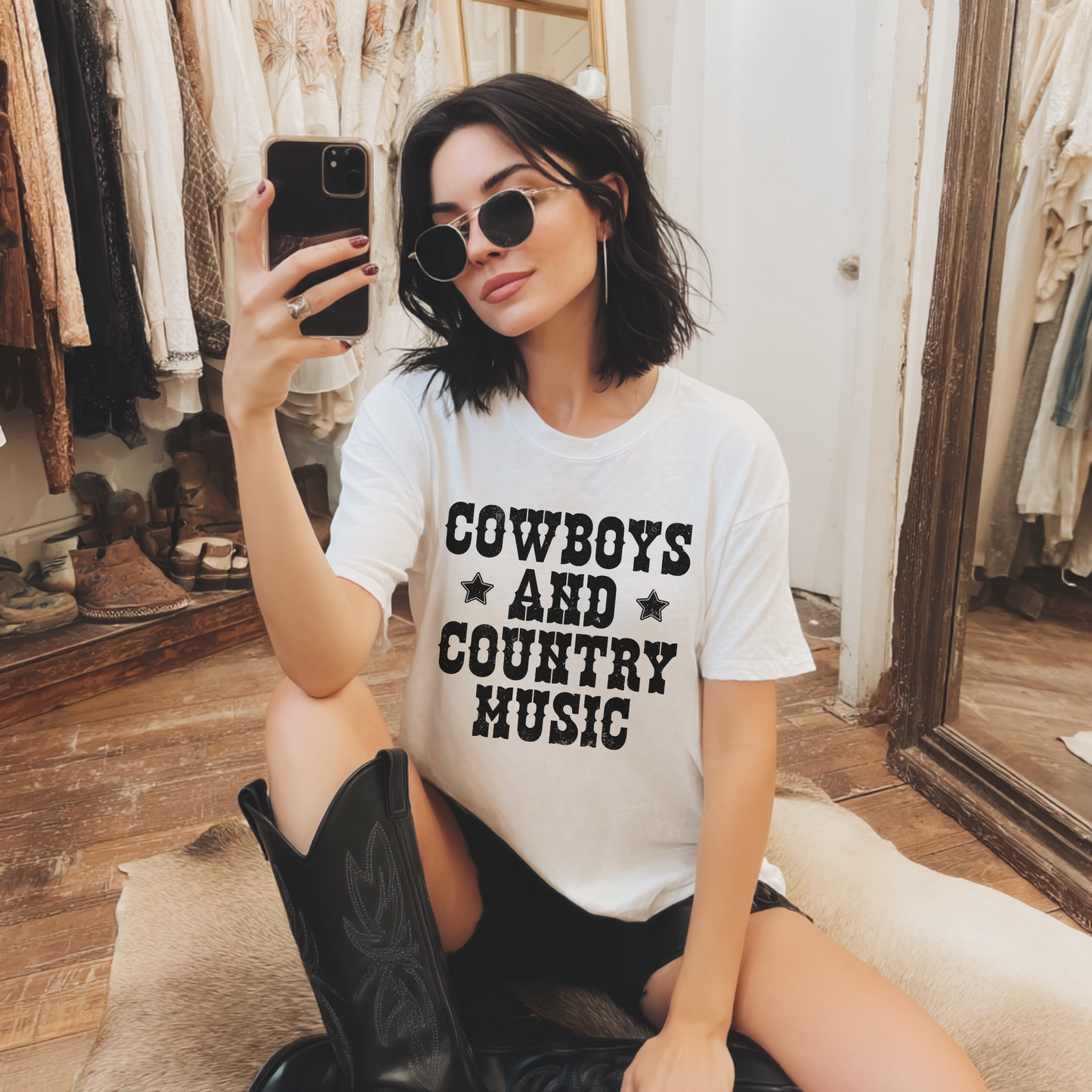 Cowboys And Country Music T Shirt