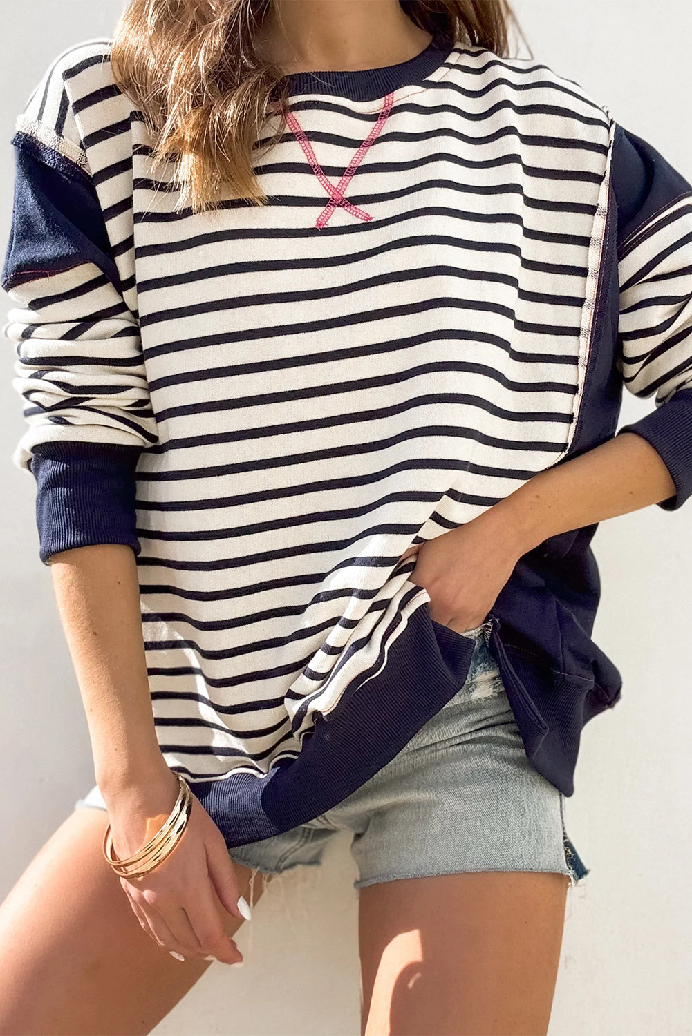 The Sunday Stripe Pullover