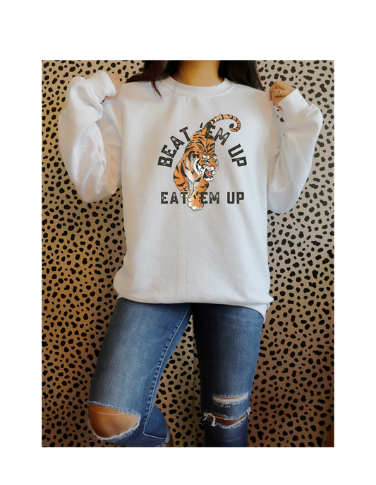 beat em up crewneck sweatshirt