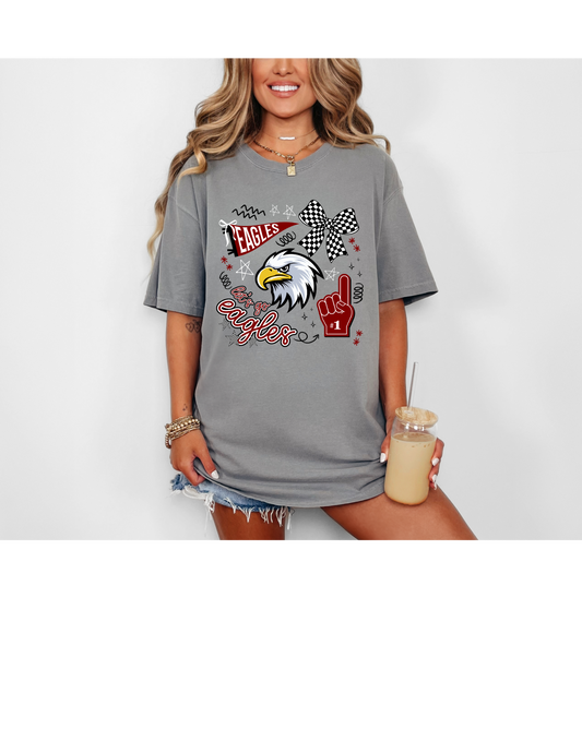 let's go eagles tee