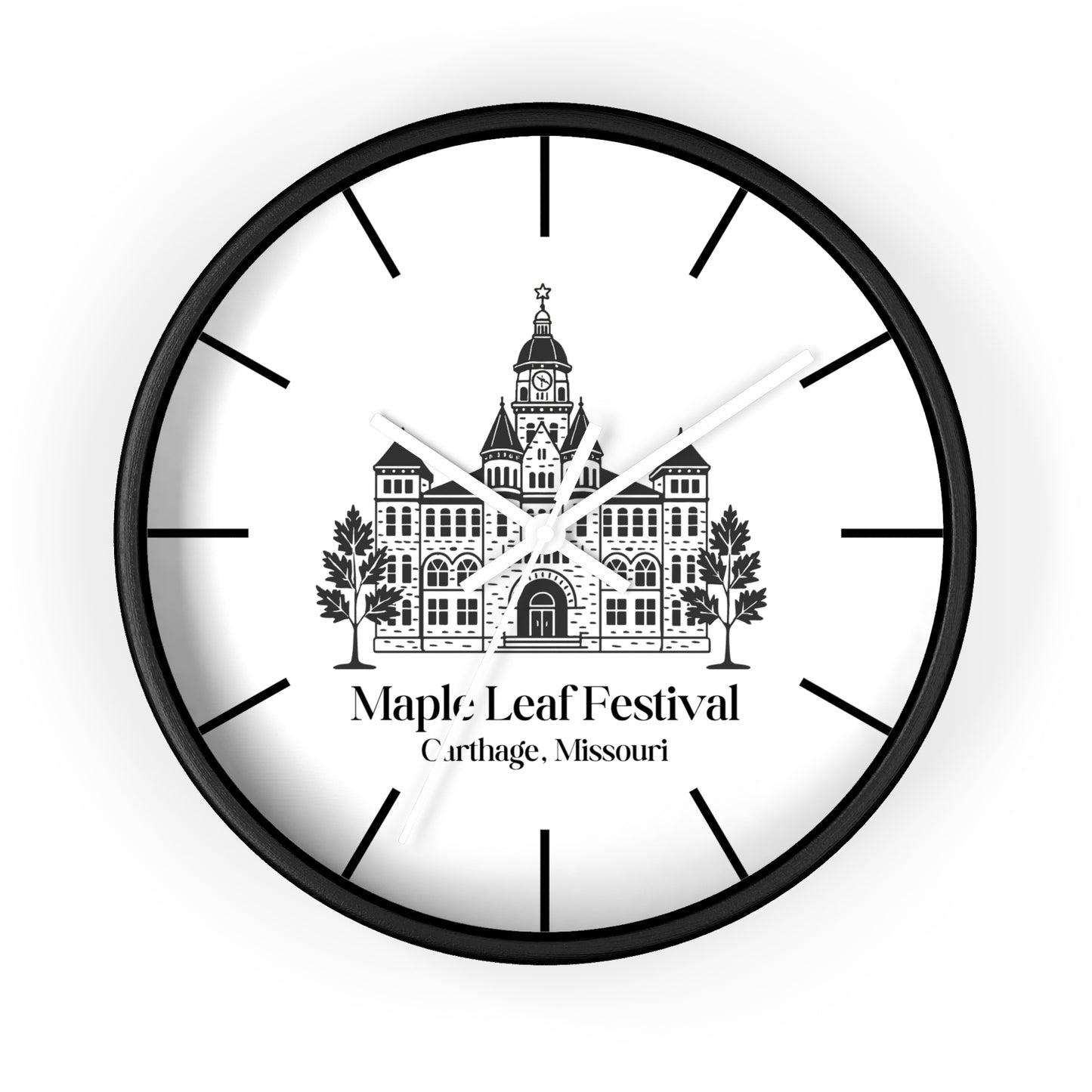maple leaf festival clock