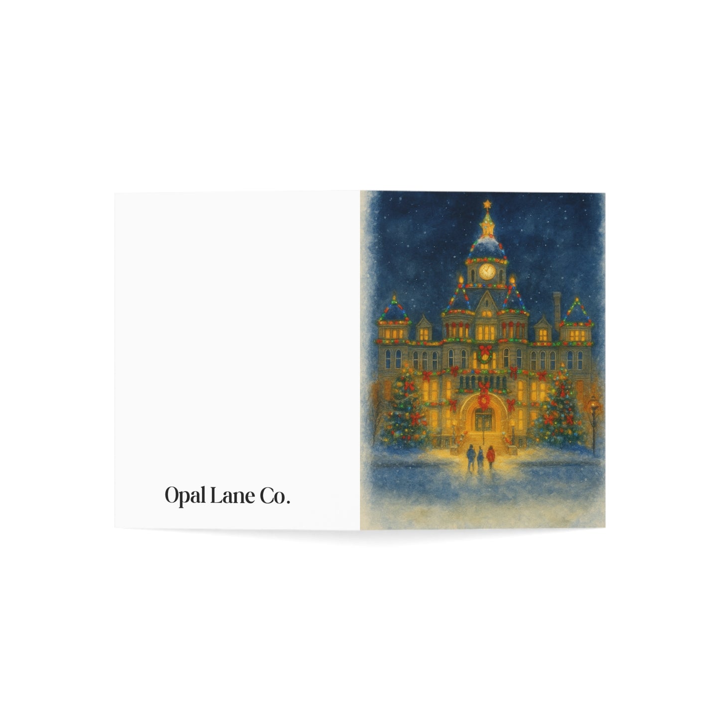 courthouse christmas christmas card