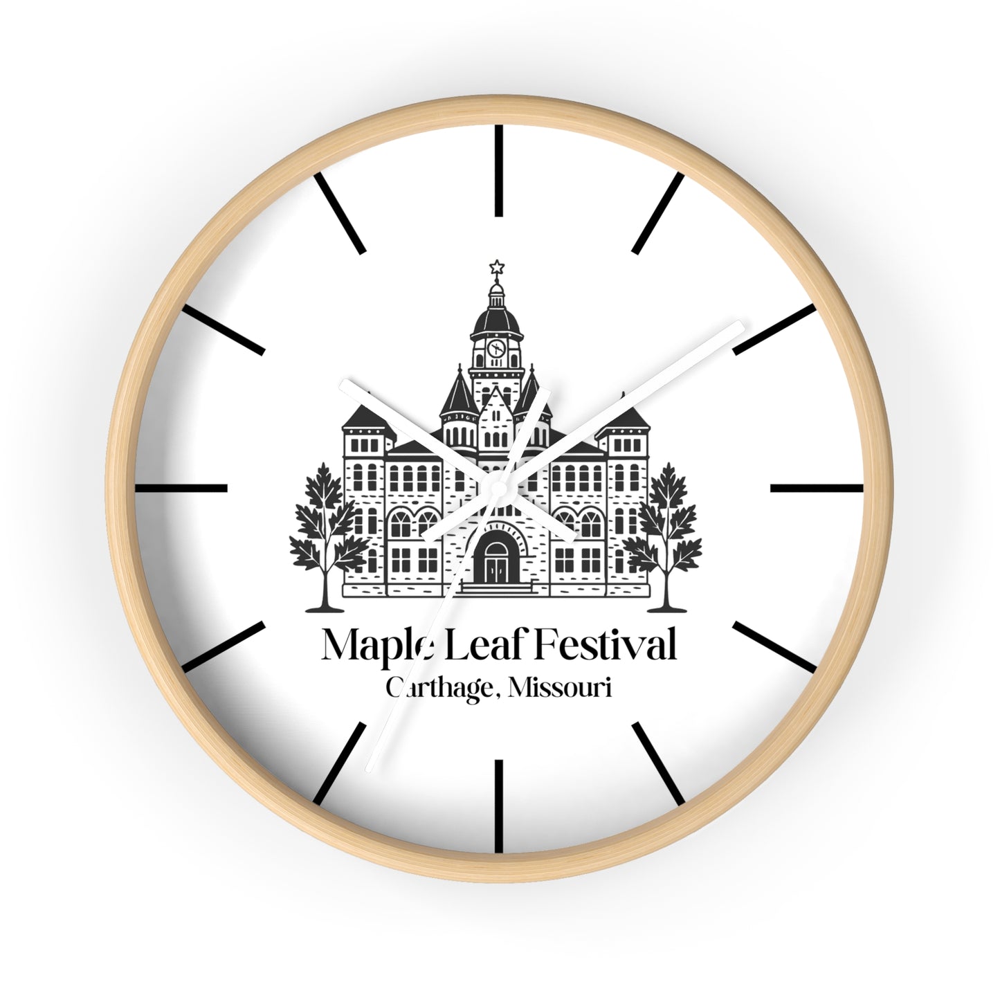 maple leaf festival clock