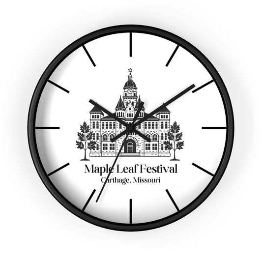 maple leaf festival clock