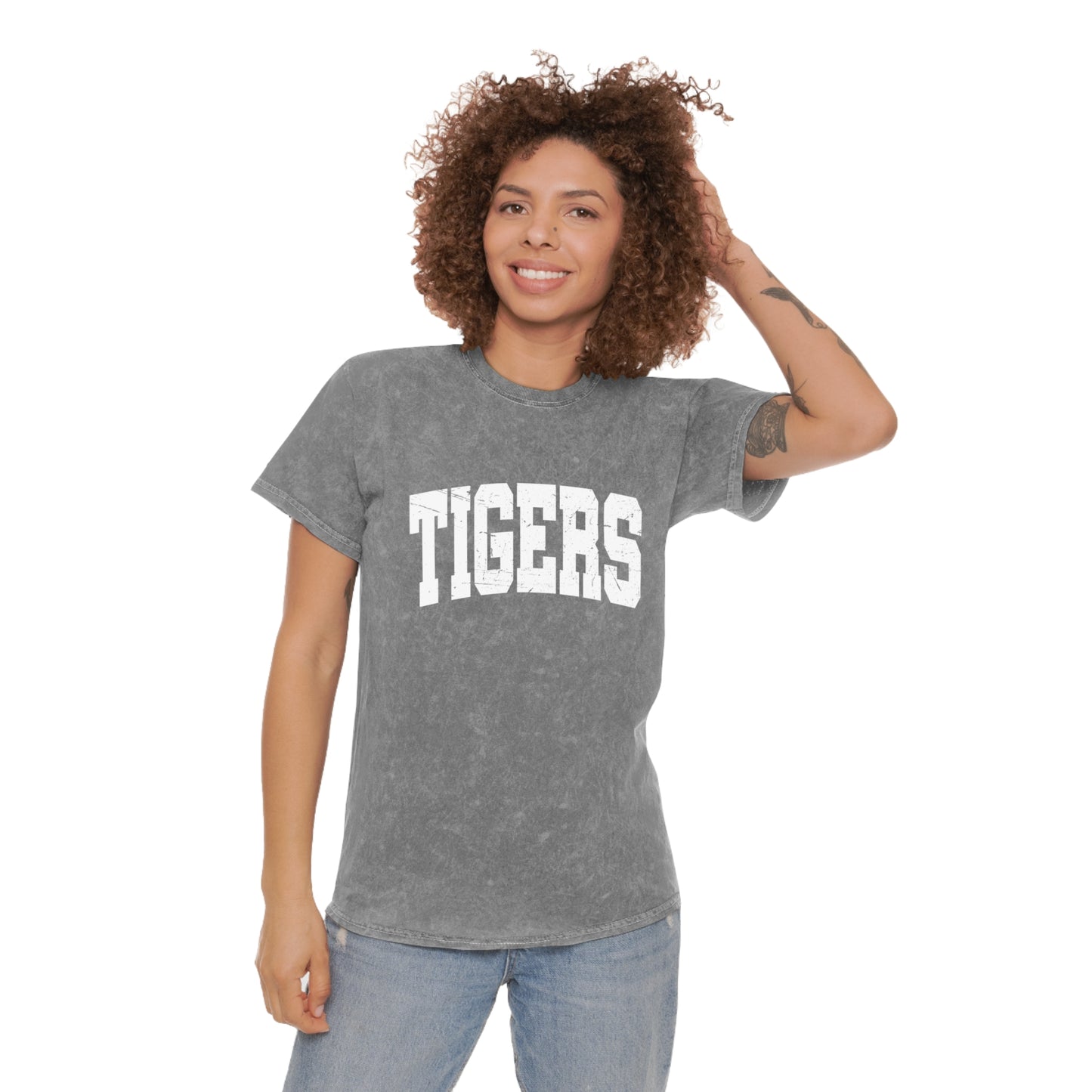 Unisex Mineral Wash TIGERS tee