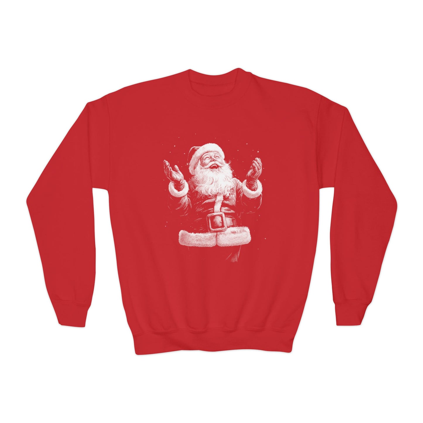 joyful santa crewneck sweatshirt