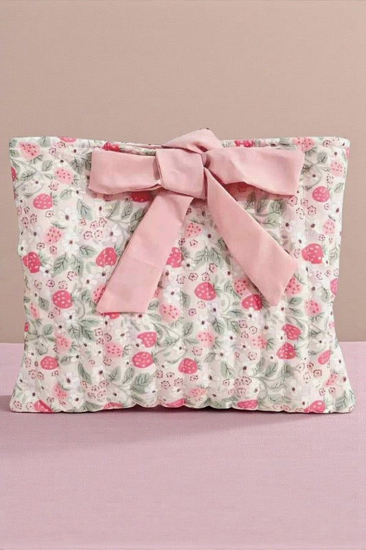 Hannah Strawberry Floral Bible Cover