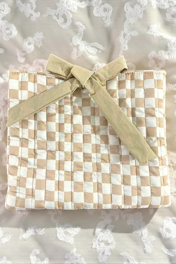 Delilah Tan Check Bible Cover