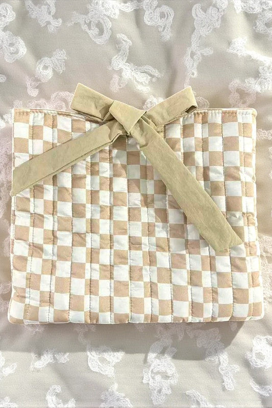 Delilah Tan Check Bible Cover
