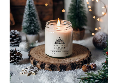 carthage christmas candle