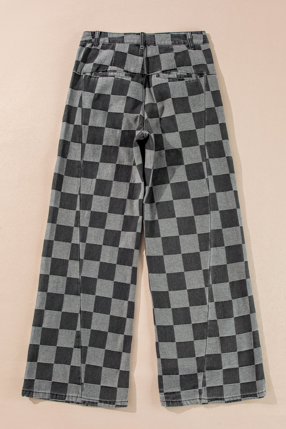 The Grey Check Edit Jeans