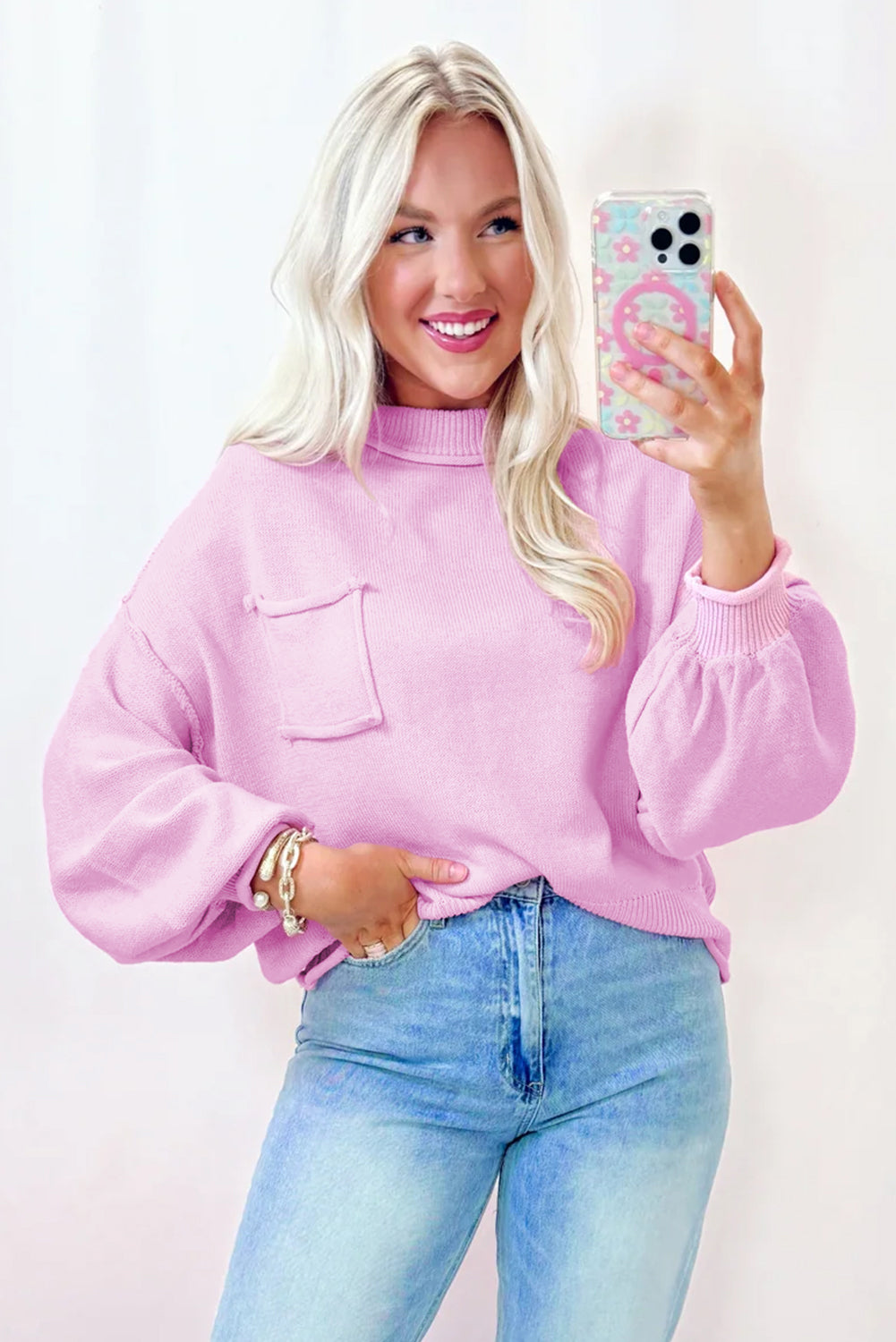 Cotton Candy Cozy Sweater