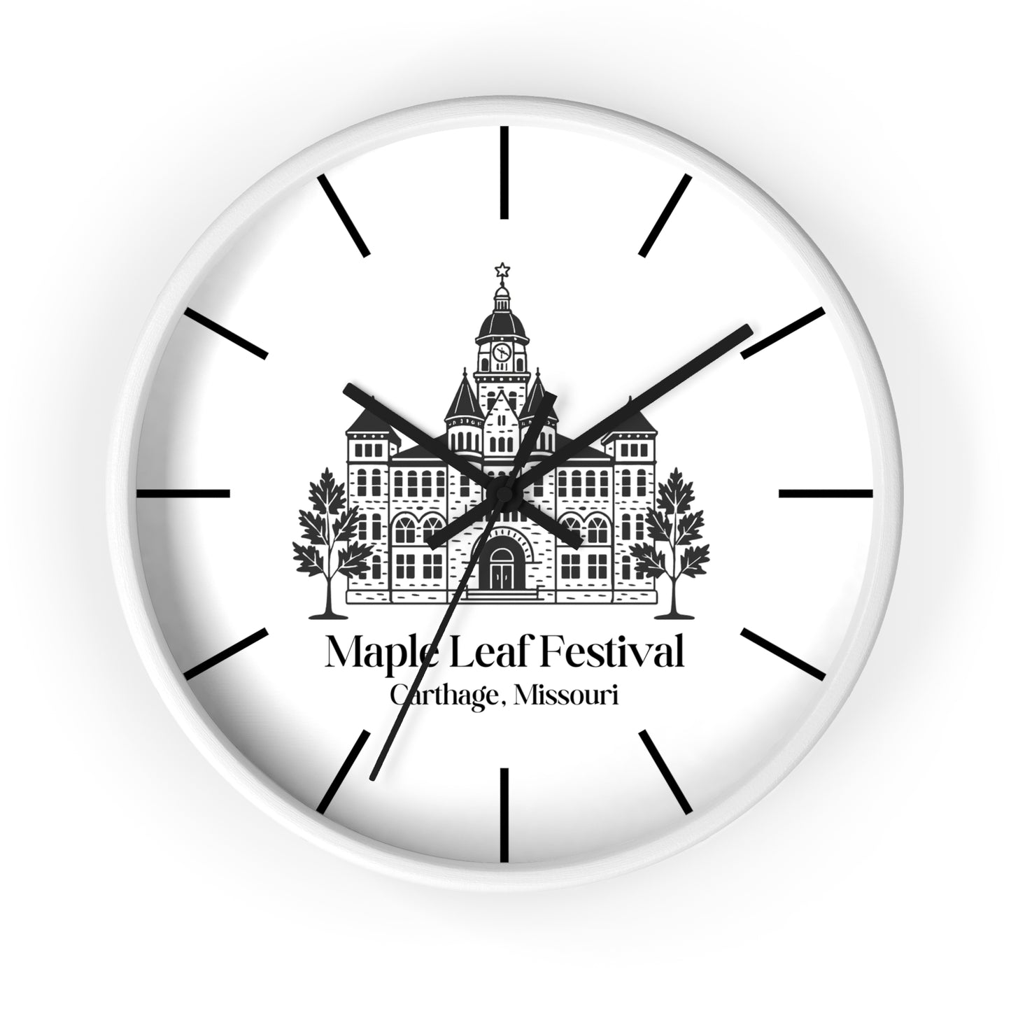 maple leaf festival clock