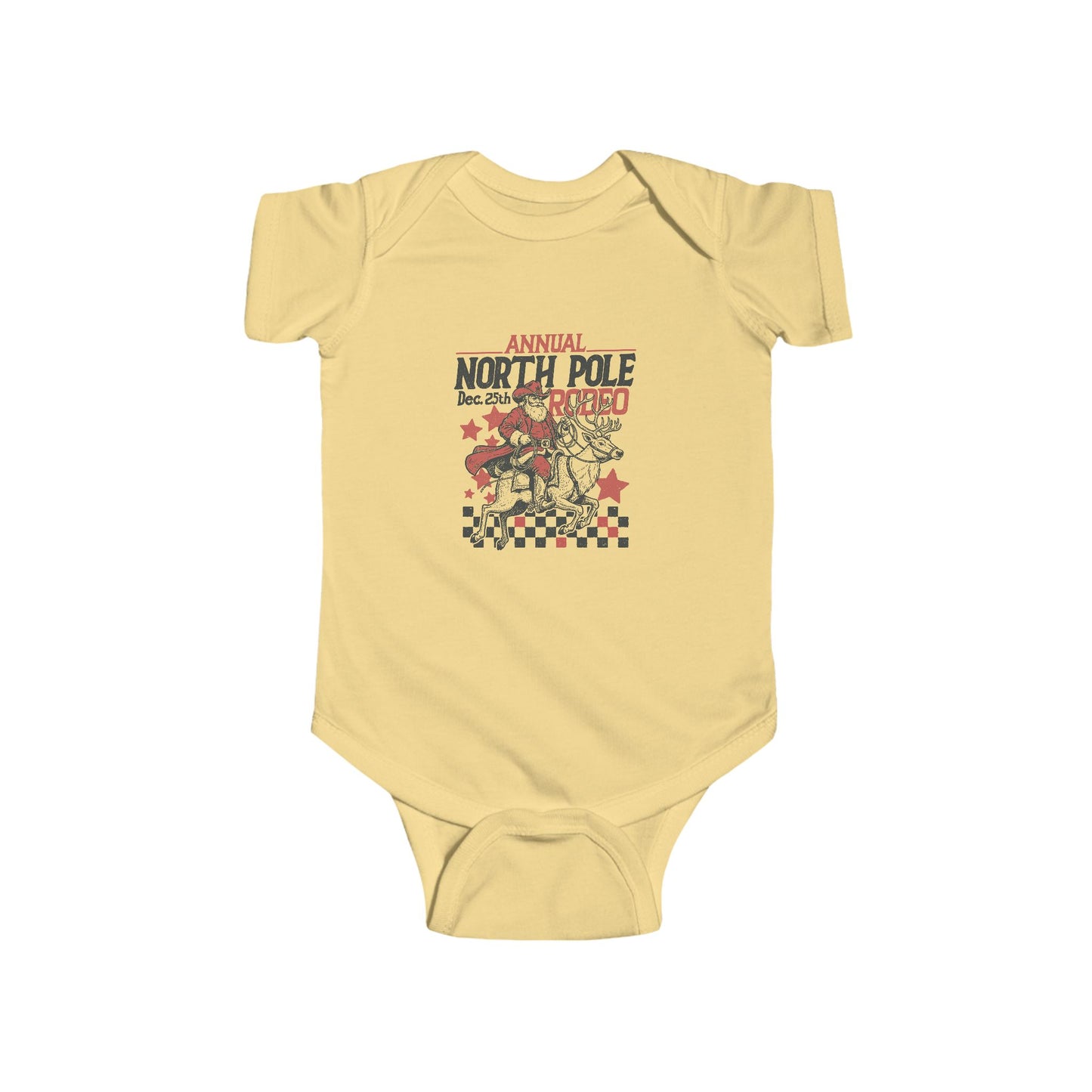 north pole rodeo onesie