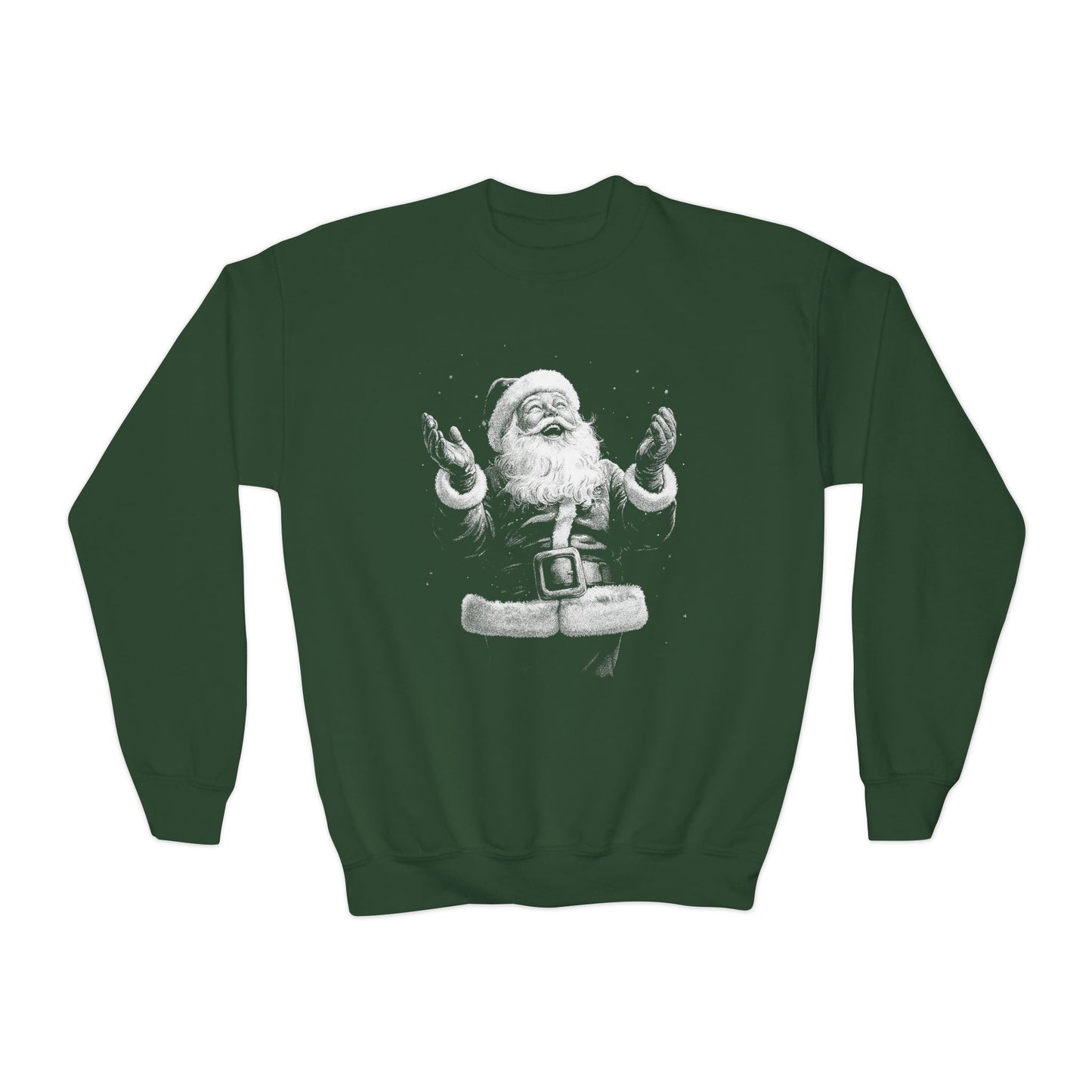 joyful santa crewneck sweatshirt