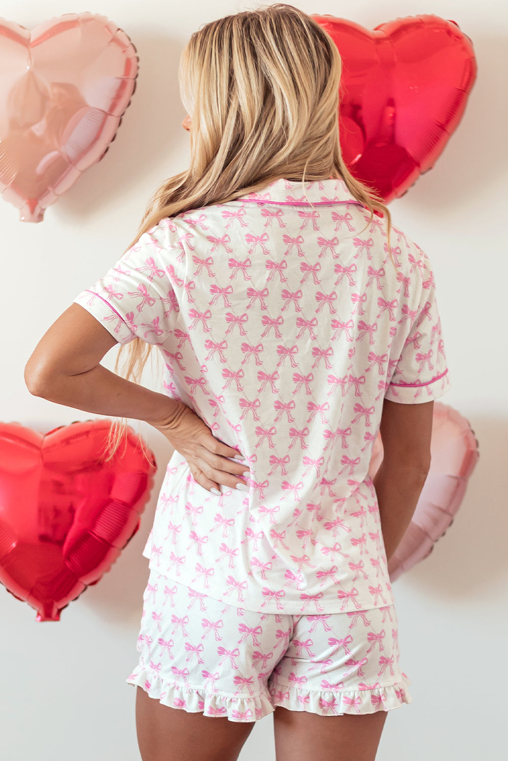 The Pink Bowtique Pajama Set