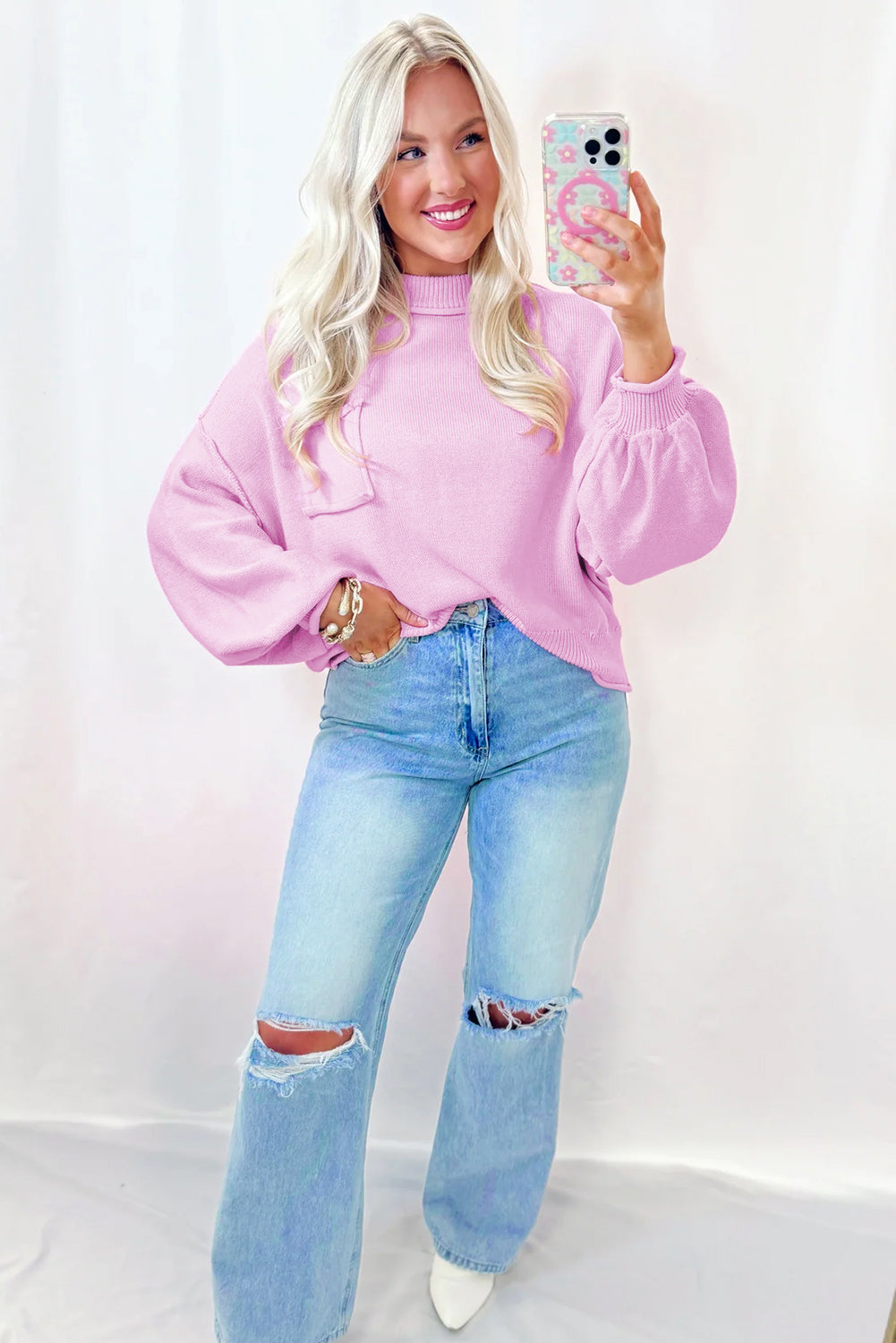 Cotton Candy Cozy Sweater