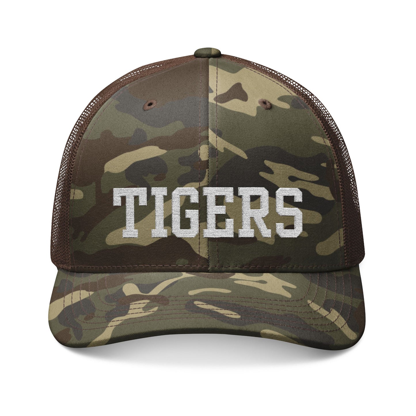 TIGERS Camo Trucker Hat