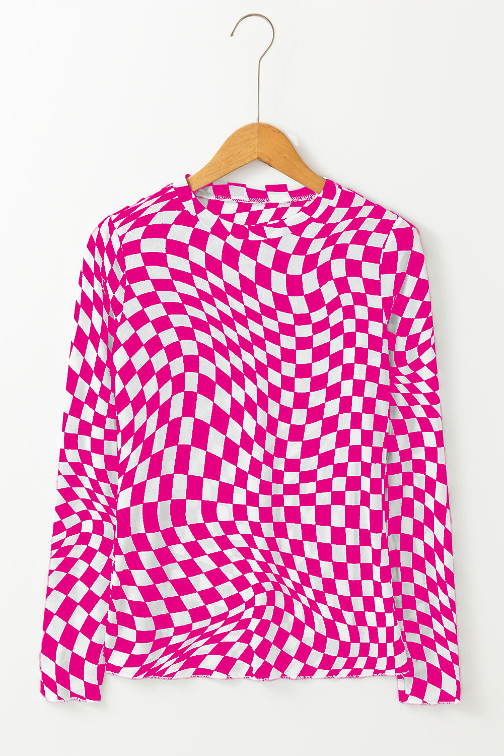 Pink Daydream Checkered Top