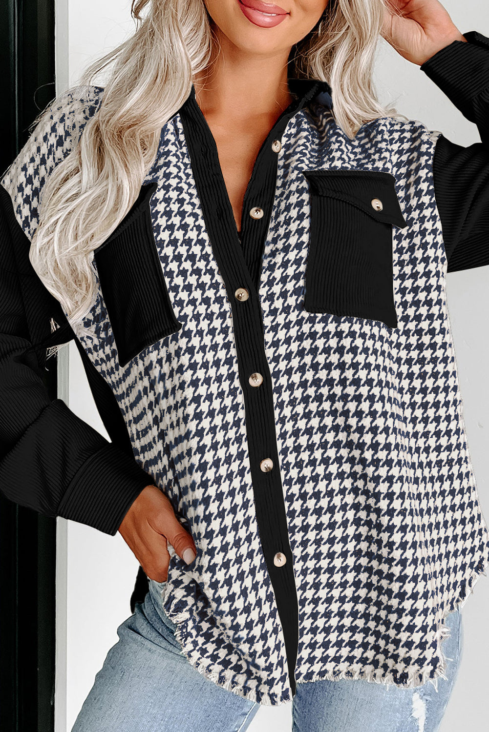 The Timeless Houndstooth Shacket