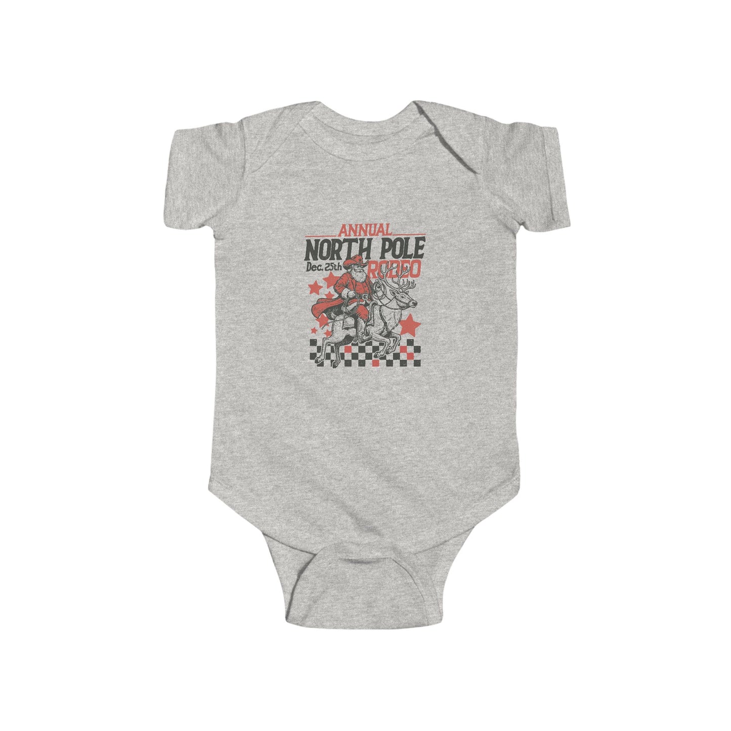 north pole rodeo onesie