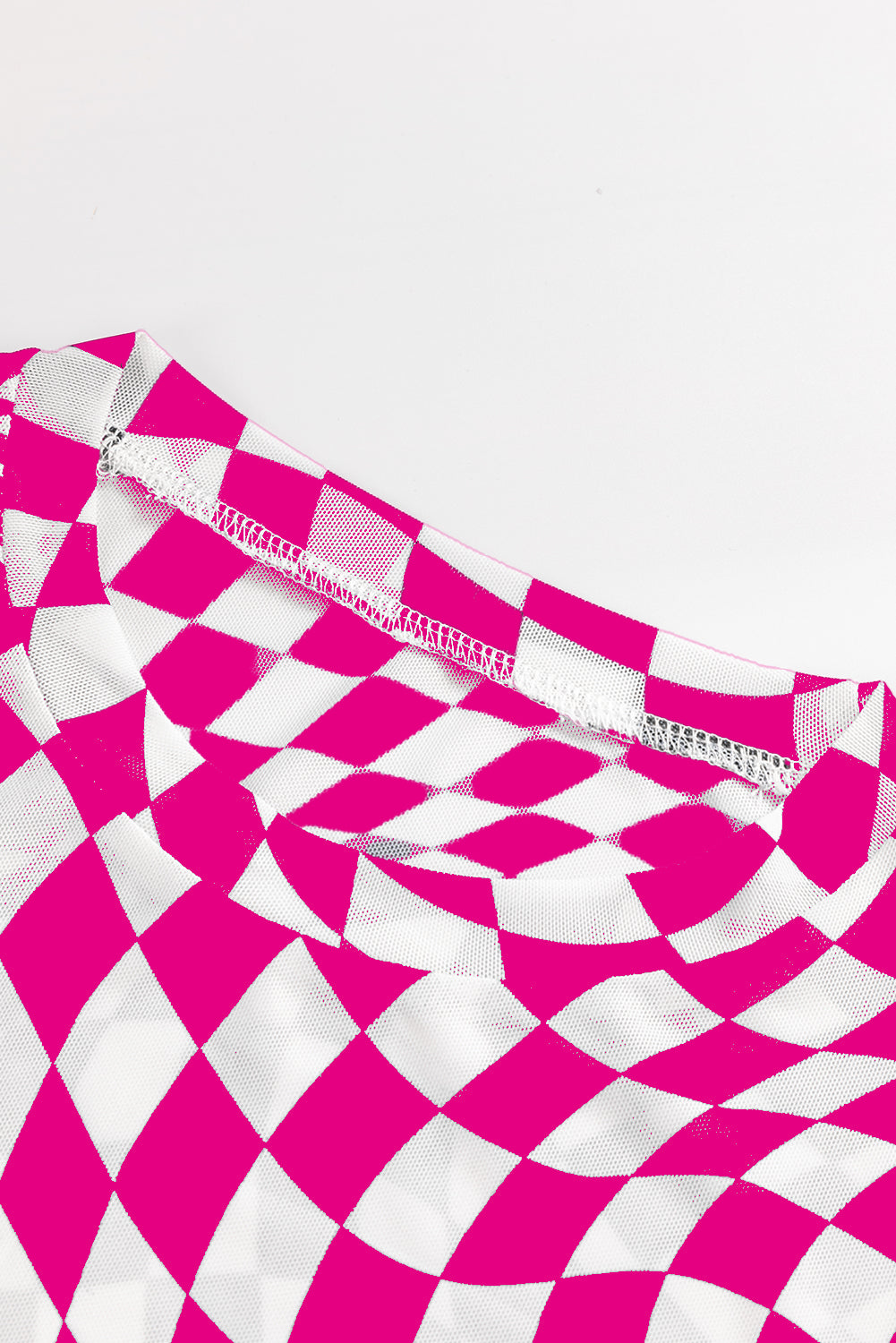 Pink Daydream Checkered Top