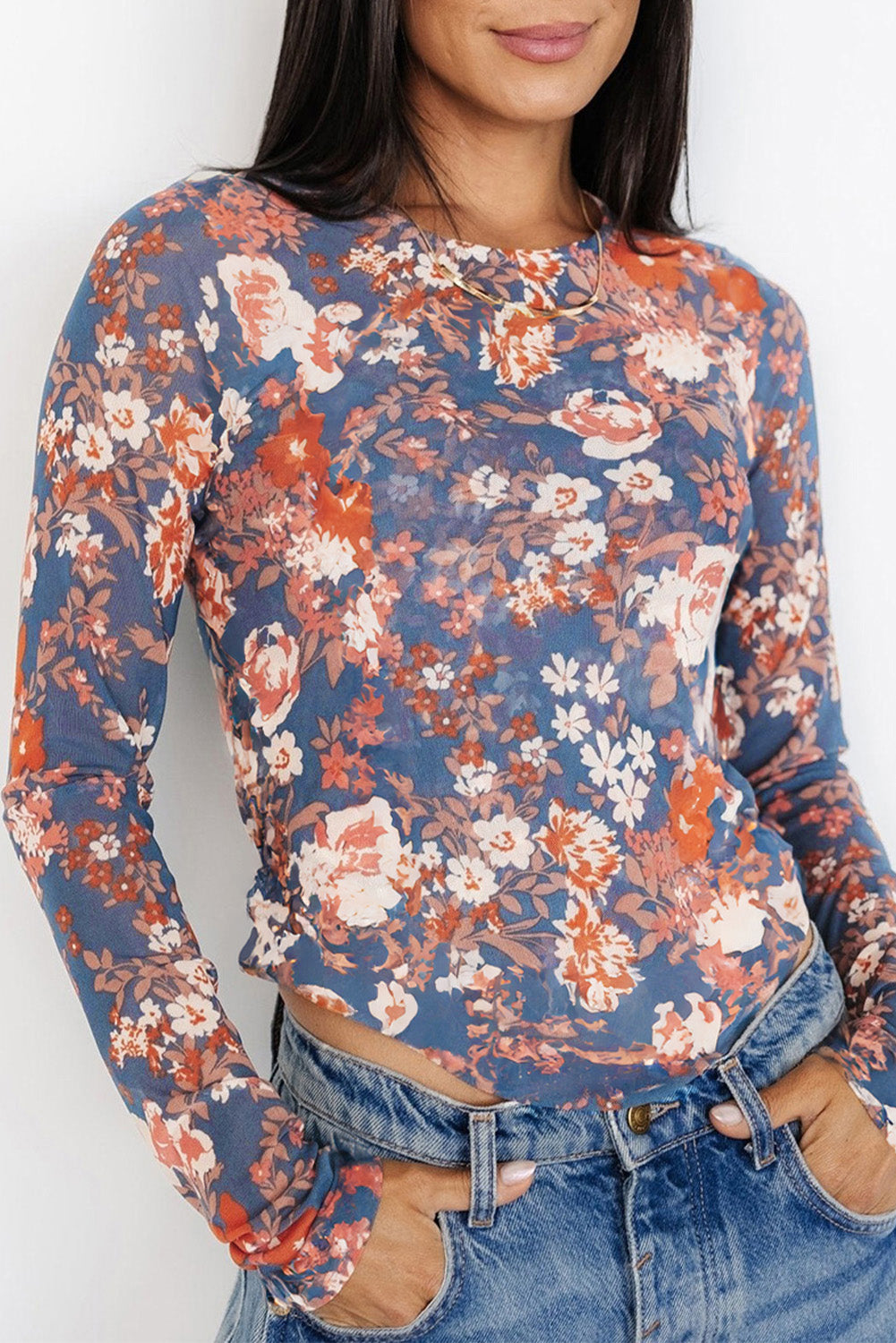 The Soft Vine Fitted Top