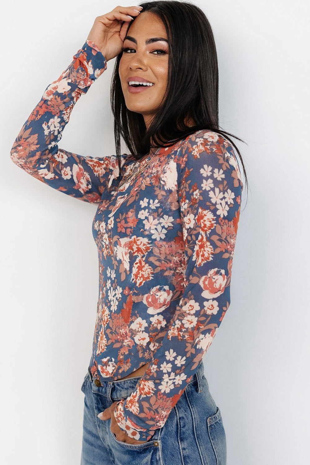 The Soft Vine Fitted Top