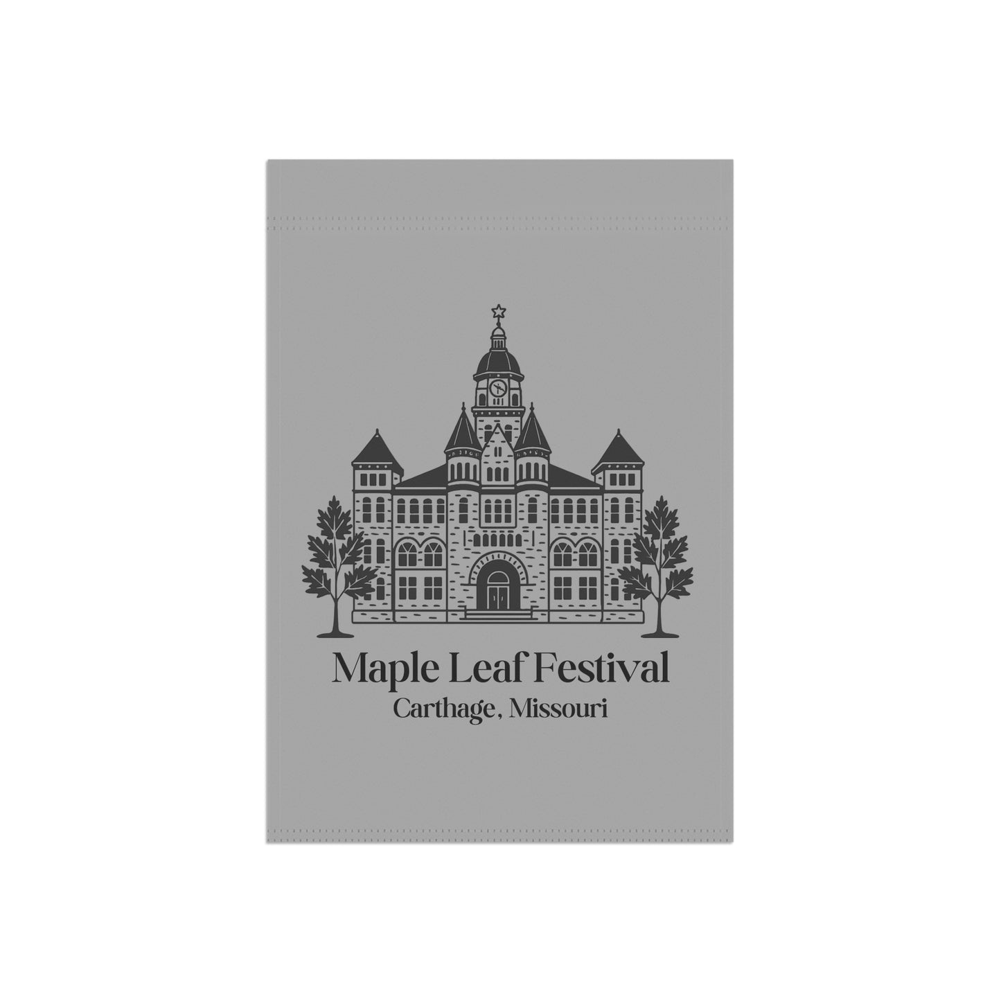 maple leaf festival garden flag