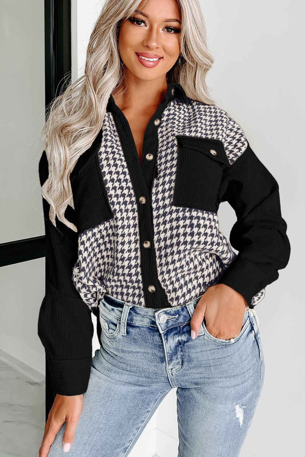 The Timeless Houndstooth Shacket