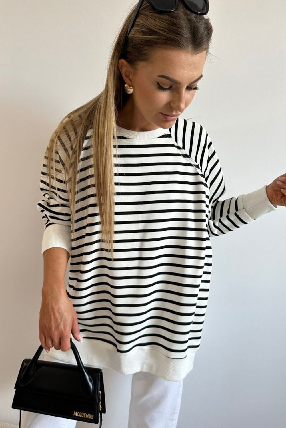 Off-Duty Stripe Pullover