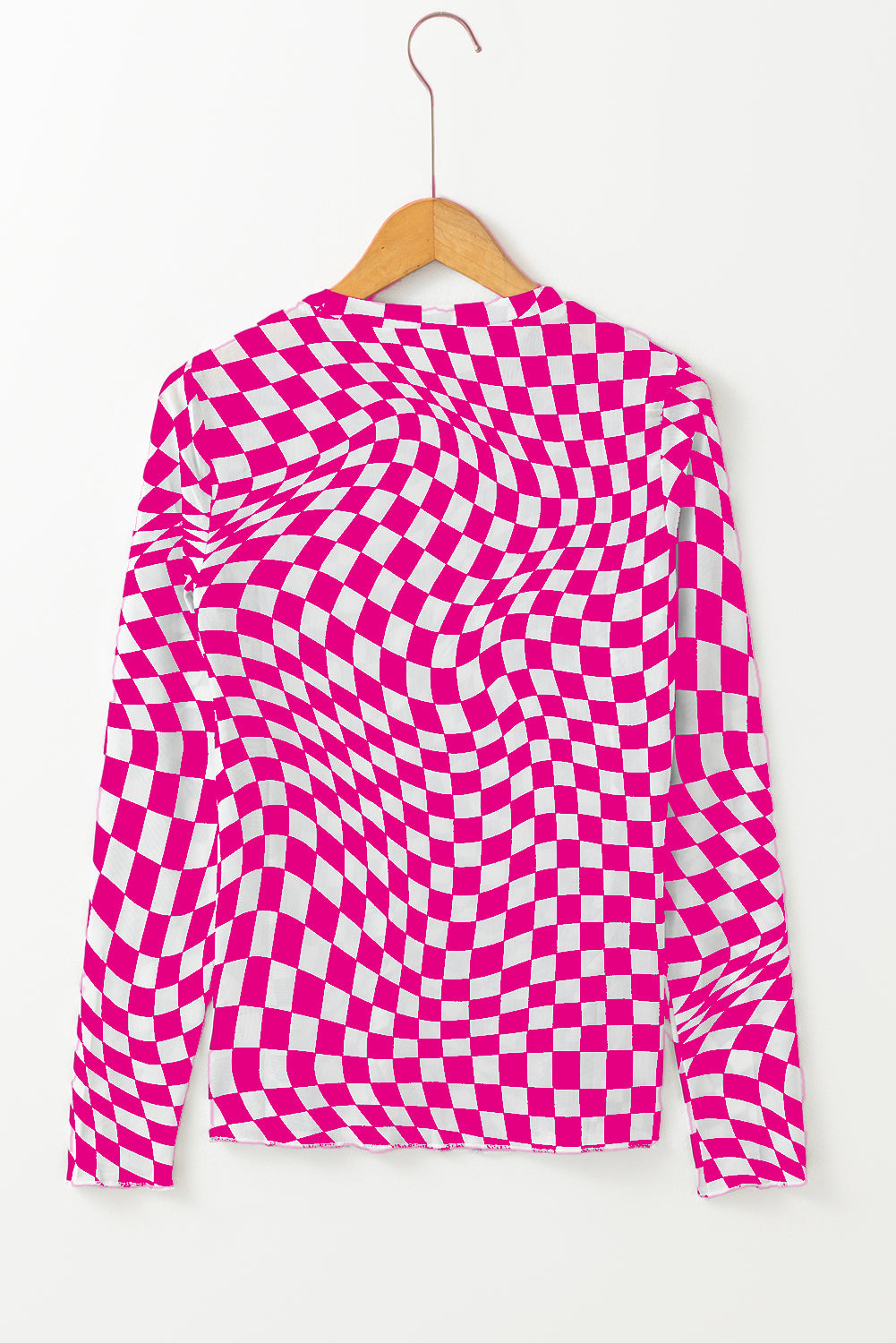 Pink Daydream Checkered Top