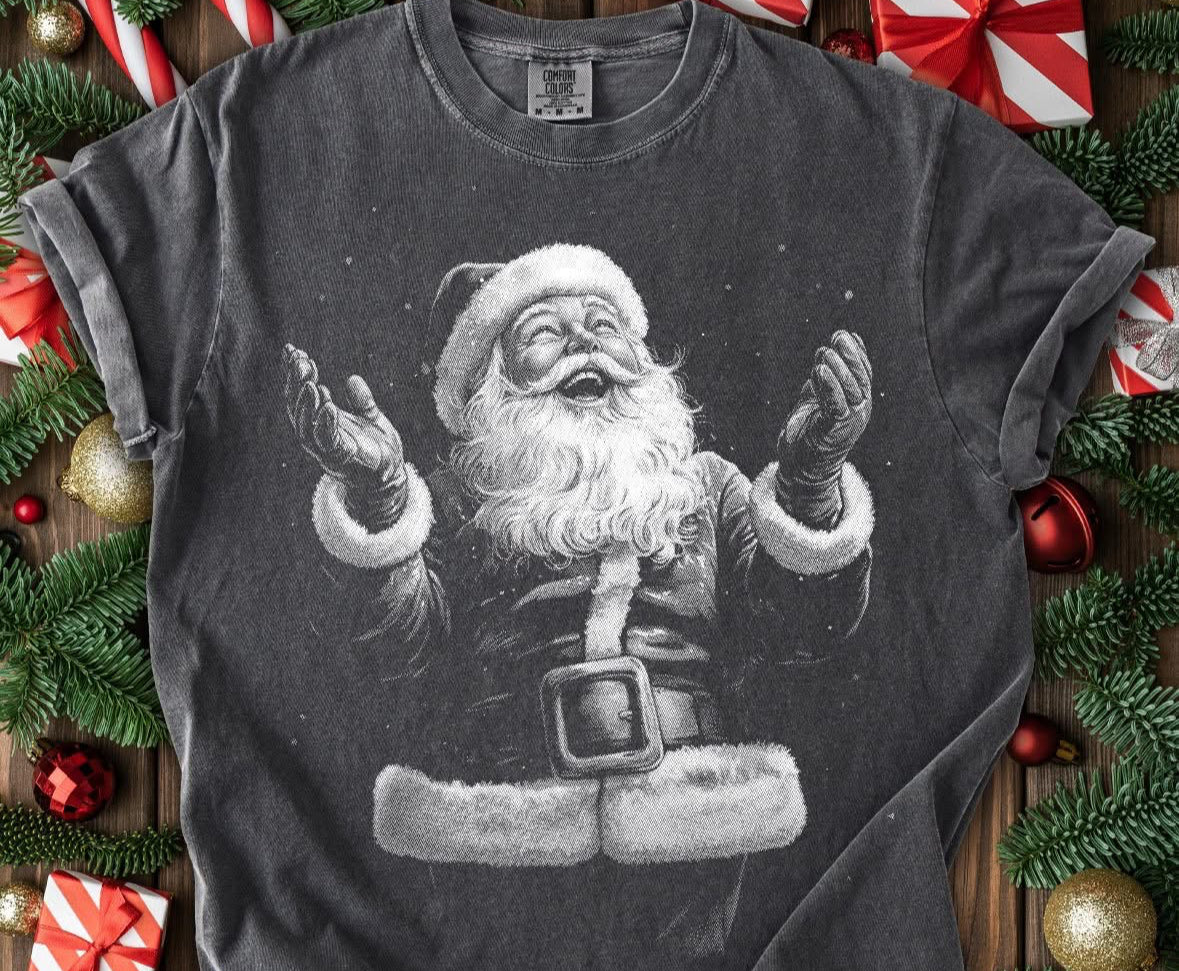 joyful santa tee