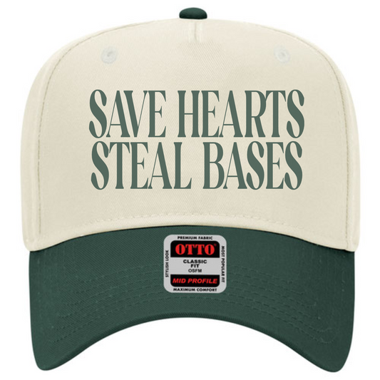 Save Hearts Steal Bases Trucker Hat