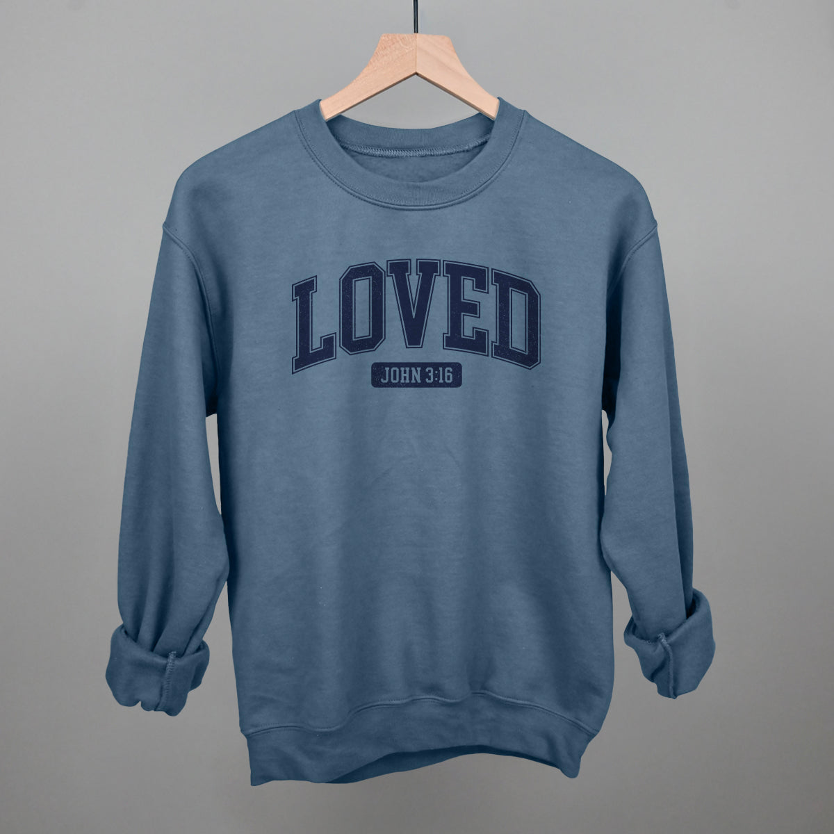 Loved John 3:16 (Navy)