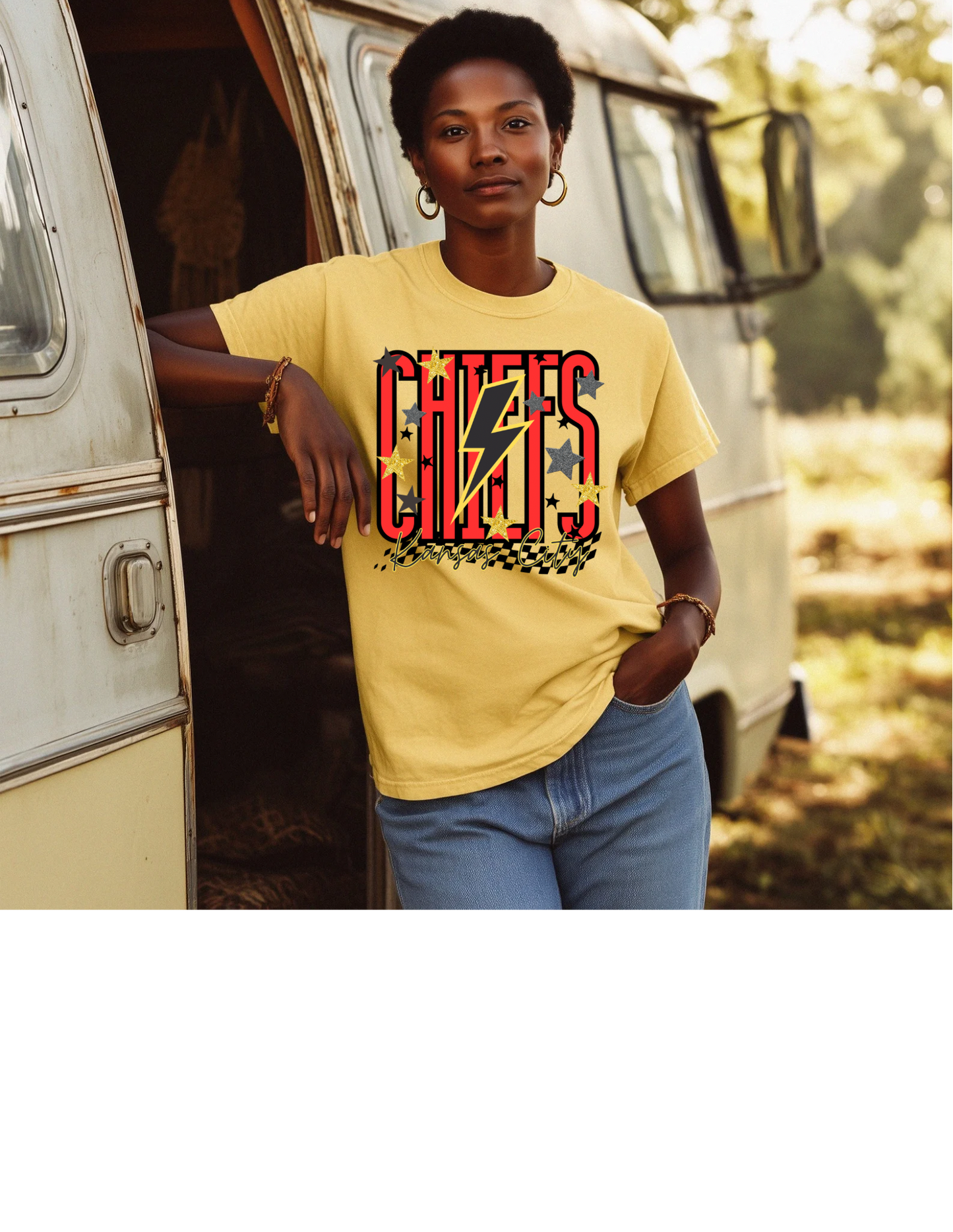 chiefs lightning bold tee