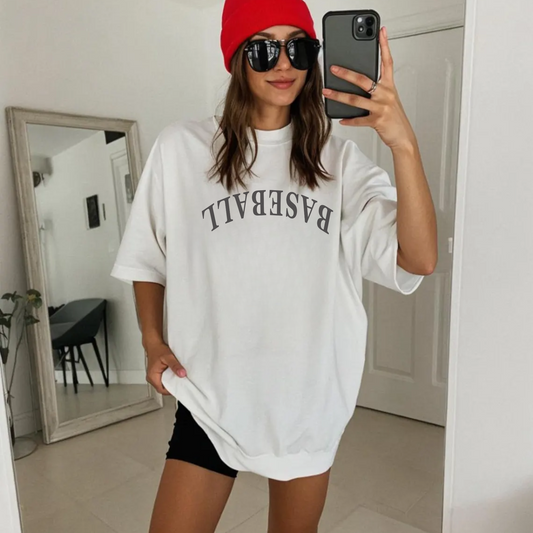 Baseball Upside Down Tee Shirt