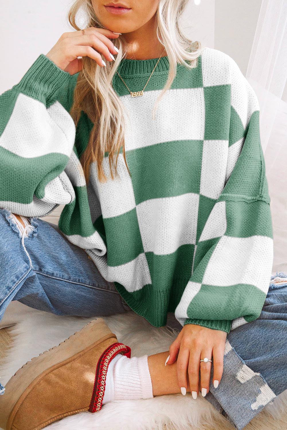 Homebody Check Knit