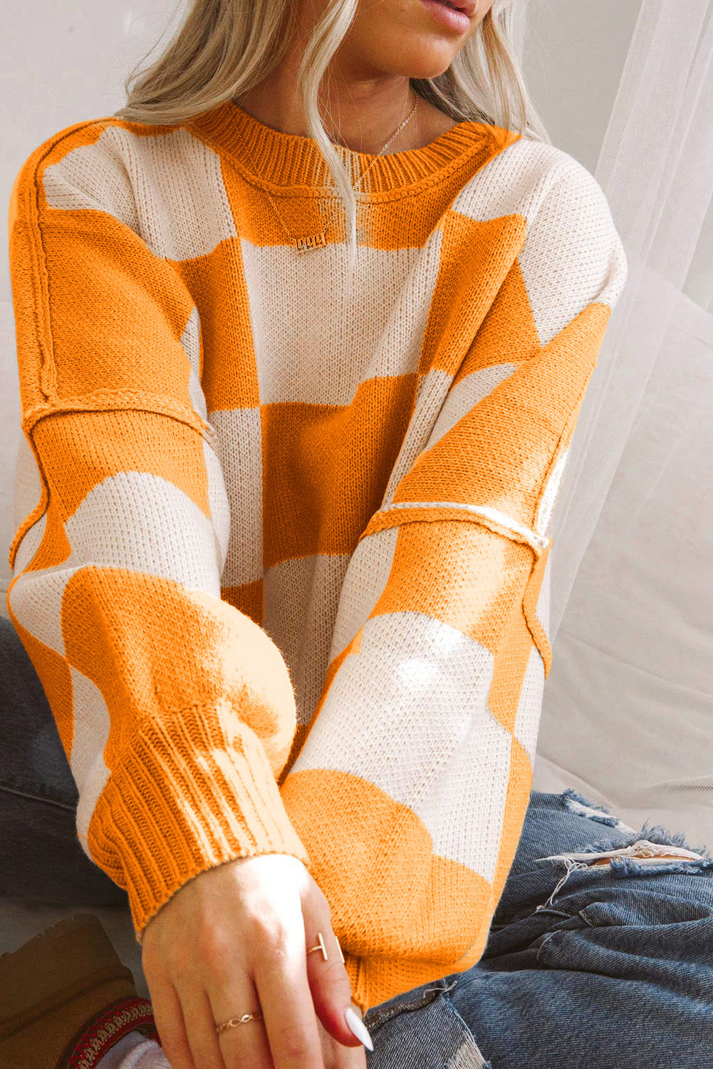 Homebody Check Knit