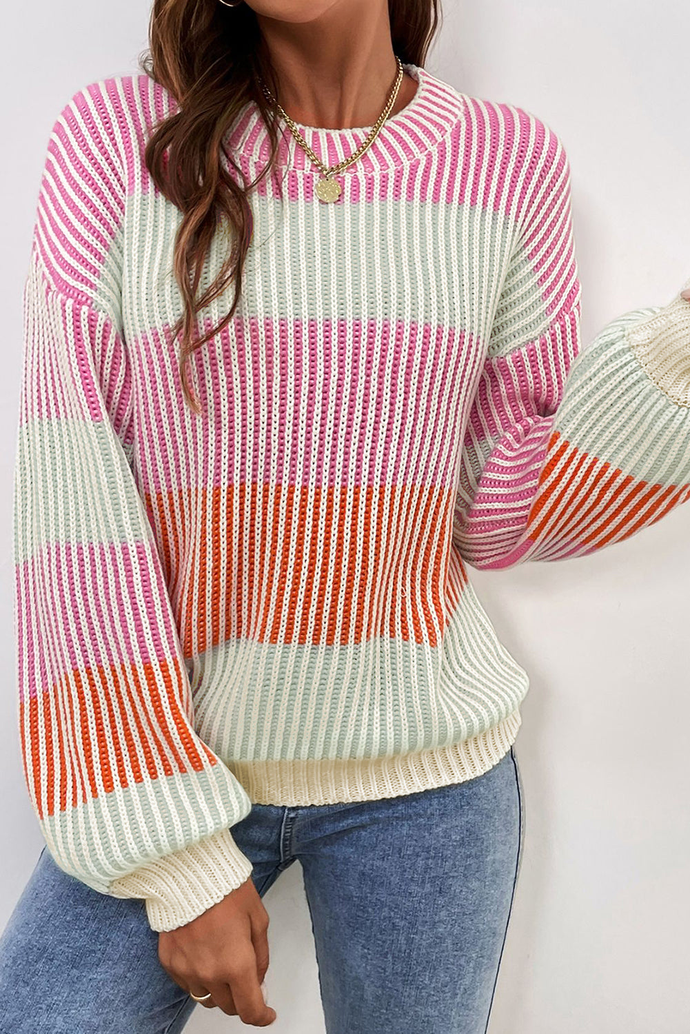 Sweet Stripes Cozy Sweater