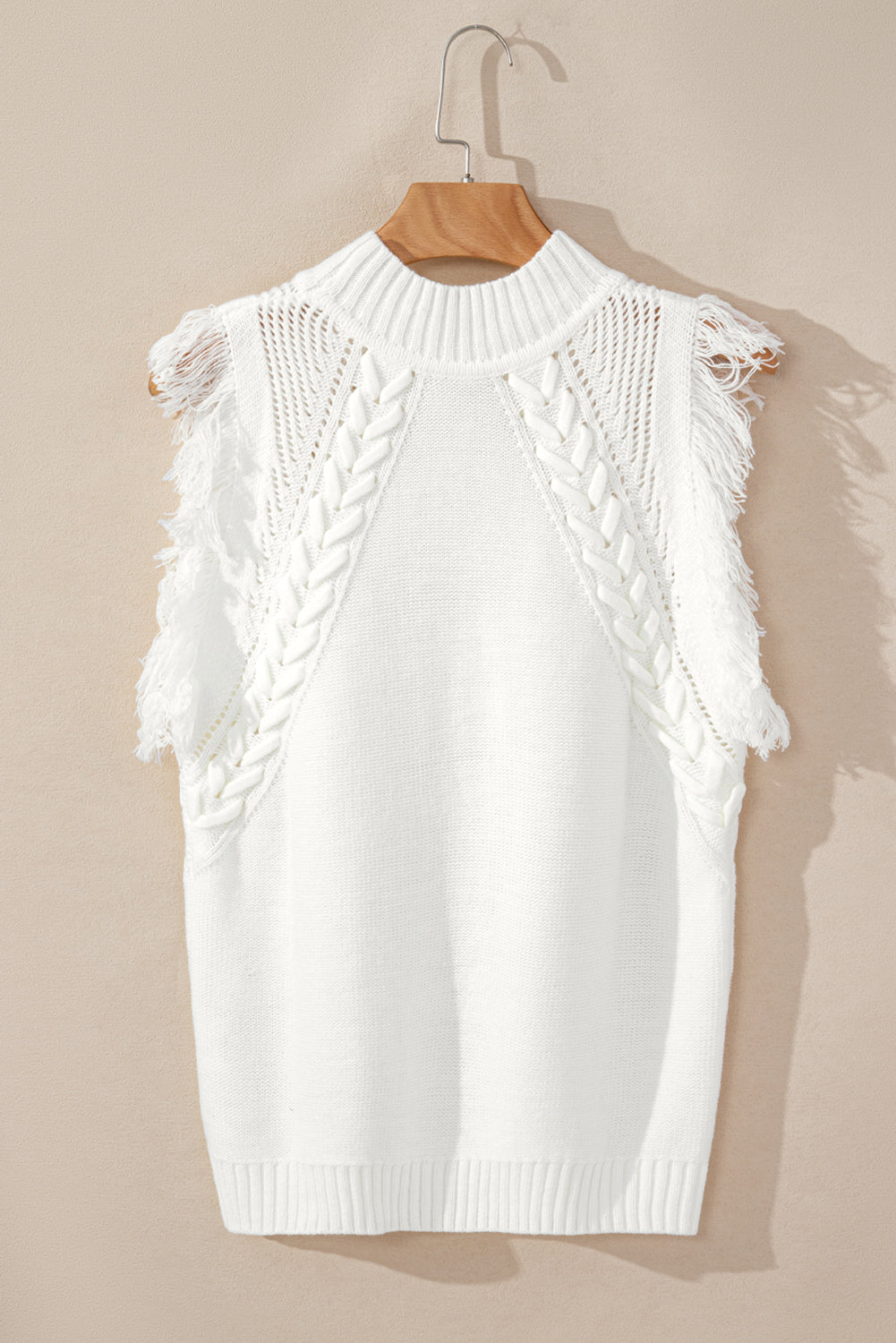 Sugar Ivory Tassel Vest
