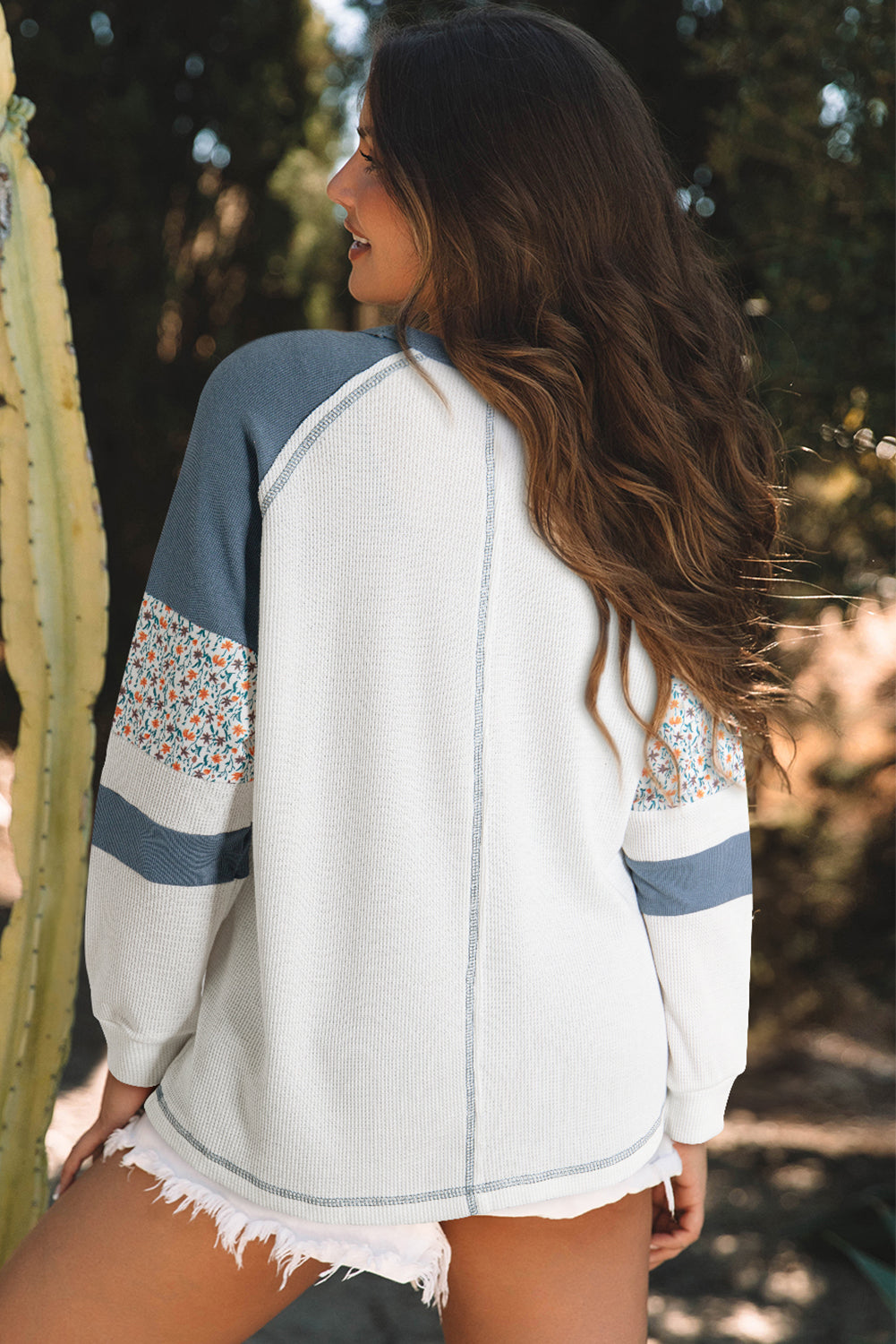 Wildflower Waffle Raglan