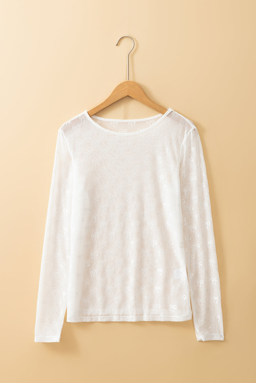 Chic & Sheer Bow Top