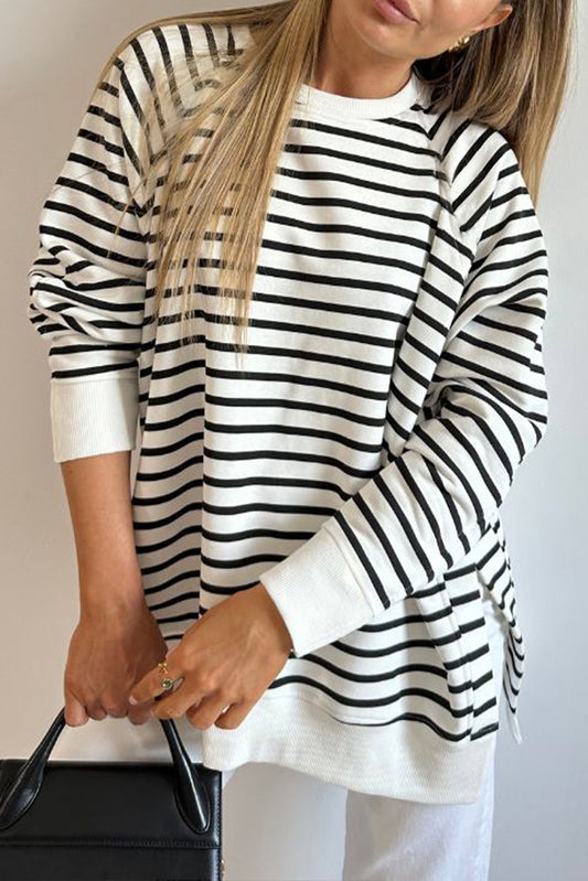 Off-Duty Stripe Pullover