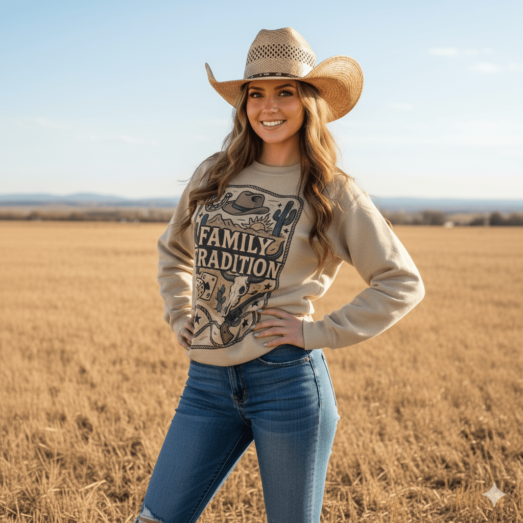 Family Tradition Graphic Sweatshirt